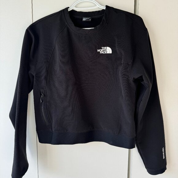 Women North Face Long Sleeve Shirt Black Tekware Medium - Picture 1 of 6